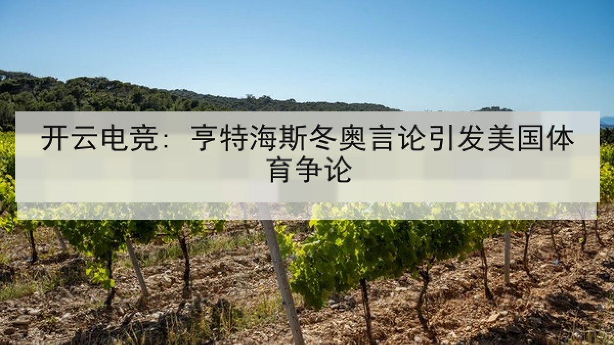 开云电竞: 亨特海斯冬奥言论引发美国体育争论