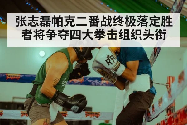 张志磊帕克二番战终极落定胜者将争夺四大拳击组织头衔